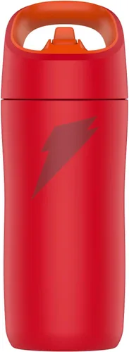Vista 10 de Botella de agua Gatorade para niños Rookie Metal, de 12 onzas, botella de acero inoxidable, botella de doble pared con aislamiento, aislada al Azul