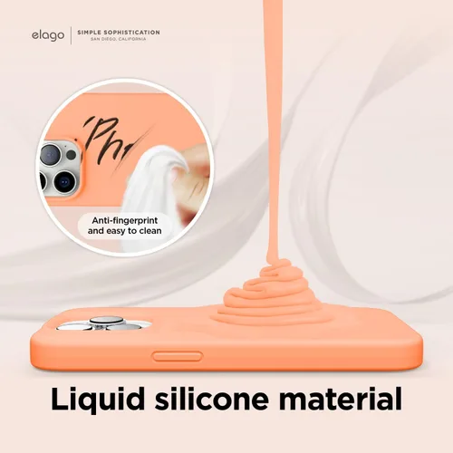 Vista 10 de elago Funda de silicona líquida prémium para iPhone 14 Pro Max