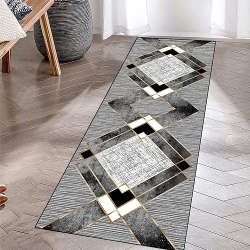 Vista 3 de Alfombra estrecha para pasillo, suelo de cocina, pasillo, dormitorio, paso, puerta de 3.3 ft/4.9 ft/8.2 ft/11.5 ft/14.8 ft/16.4 ft/19.7 ft