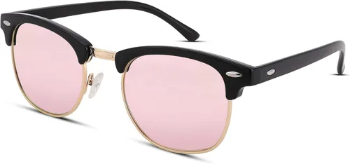 Vista 15 de Pro Acme Gafas de sol polarizadas semi sin montura con protección UV 400 para mujeres y hombres