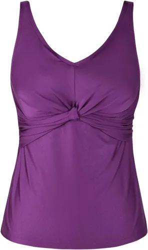Vista 4 de Septangle Traje de baño tankini para mujer con cuello en V