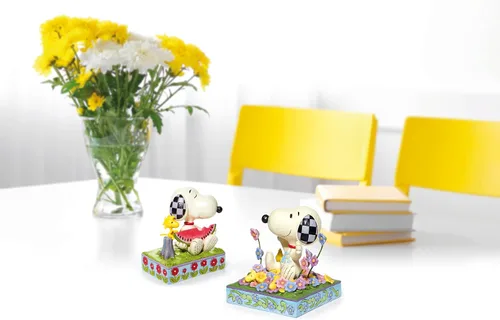 Vista 2 de Enesco Peanuts by Jim Shore JSPEA Snoopy - Figura de sandía, 4.625 pulgadas