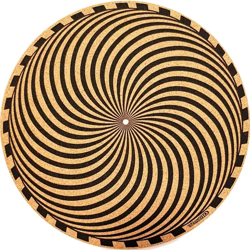 Vista 12 de Alfombrilla de corcho prémium para tocadiscos de corcho [0.157 in de grosor] para un mejor soporte de sonido en el tocadiscos de vinilo LP - Tapete
