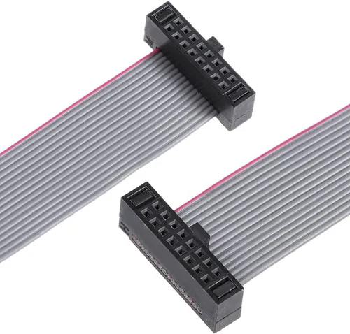 Vista 5 de uxcell IDC 16 pines conector plano cable de cinta L 7.9 in 0.05 in paso, 2 piezas Conector hembra