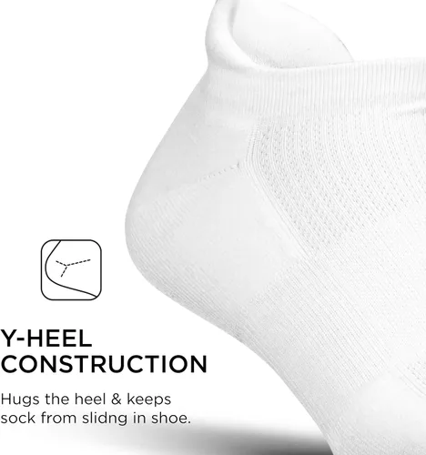 Vista 4 de Feetures Calcetines acolchados de alto rendimiento que no se ven Calcetines de correr para hombres y mujeres Calcetines deportivos Absorbe