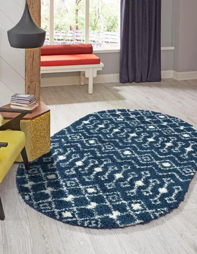 Vista 56 de Unique Loom Moroccan Trellis Shag Collection - Alfombra de área - Meknes (2 pies 2 pulgadas x 3 pies 1 pulgada, rectangular, marrón claro/marfil)