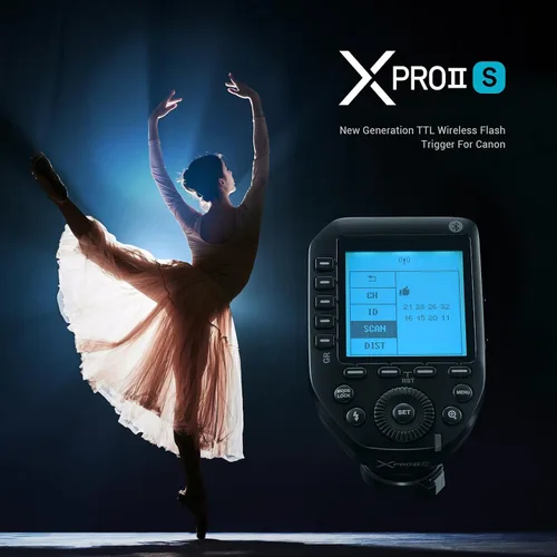 Vista 2 de Godox XProII-S - Disparador de flash inalámbrico para cámaras Sony, transmisor de flash inalámbrico TTL 2.4G HSS 1/8000S, función de transformación
