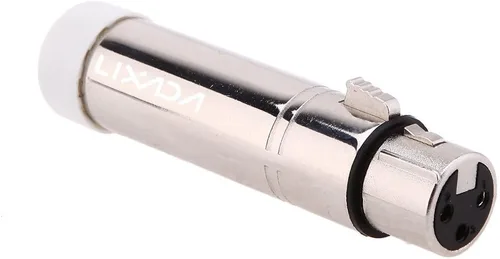 Vista 5 de Lixada 2.4G DMX512 receptor hembra inalámbrico XLR, control de luces LED para fiestas, plateado (Receiver-Silver)
