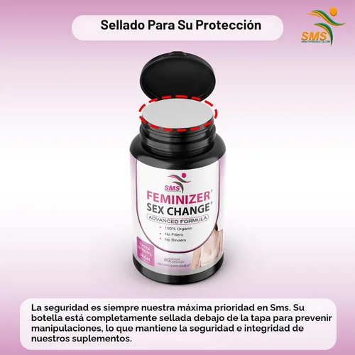 Vista 3 de Feminizer Cápsulas de cambio de sexo Pueraria Mirifica potente complejo de hormona estrógeno para mujeres trans - Pechos Glúteos Pelo Piel Uñas