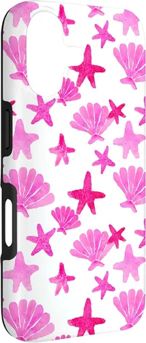 Vista 3 de Coastal Granddaughter Preppy Shells Starfish Ocean Nautical Case for iPhone 17