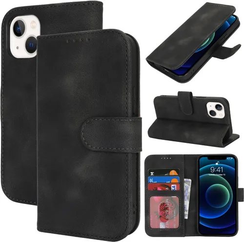 Vista 30 de Funda tipo cartera para iPhone 8 Plus iPhone 7 Plus con tarjetero para iPhone 8 Plus, funda tipo cartera para mujeres y hombres, de piel sintética