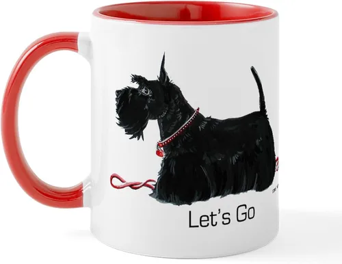 Vista 11 de CafePress Cloud Angel & Scotty Taza de café de cerámica (11 oz)