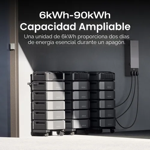 Vista 3 de EF ECOFLOW Central eléctrica de 12kWh: DELTA Pro Ultra con batería extra