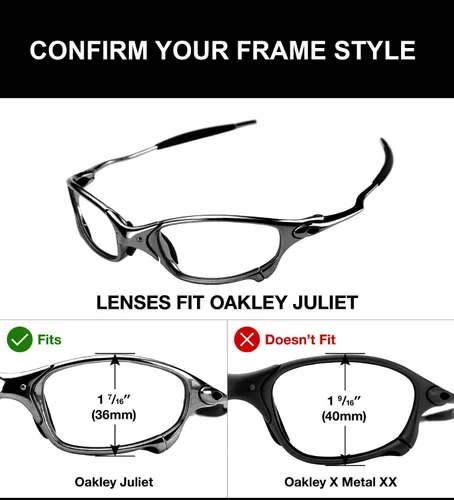 Vista 2 de IKON LENSES Lentes de repuesto para gafas de sol Oakley Juliet (polarizadas)