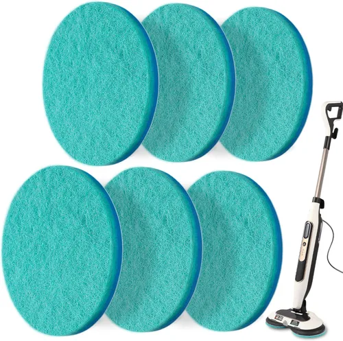Vista 11 de Frescares Paquete de 6 almohadillas de repuesto para mopa de vapor, almohadillas de poder compatibles con Shark, S8201 S8001 S7001 S7201 S7000AMZ