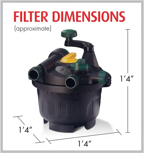 Vista 4 de Impresionante sistema de manos limpias para estanques, que contiene filtración mecánica y biológica, filtro de fácil mantenimiento, clarificador