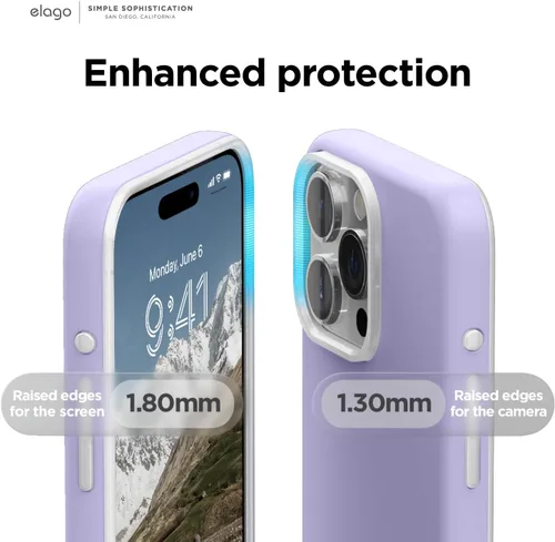 Vista 5 de elago Funda compatible con iPhone 15 Pro Max, compatible con MagSafe, Glide, funda protectora de cuerpo completo, a prueba de golpes, funda delgada