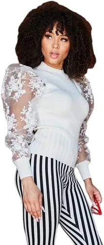 Vista 2 de Puff Me Lace Top