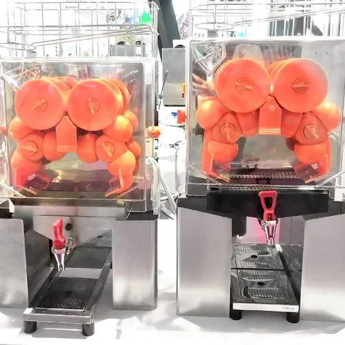 Vista 7 de Exprimidor comercial de naranja de 110 V, extractor de exprimidor de masticación lenta fácil de limpiar con caja de filtro extraíble, exprimidor