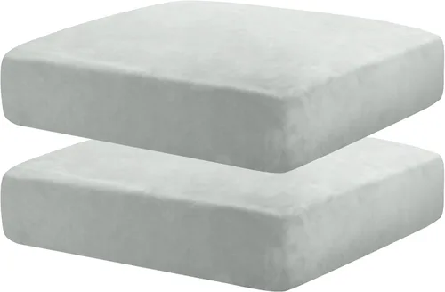 Vista 51 de MAXIJIN Fundas de cojín elásticas de terciopelo para sofá, funda de cojín suave de repuesto para sofá de dos plazas, protector de asiento