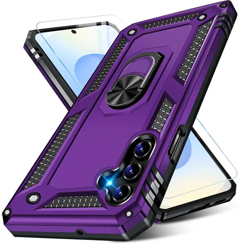 Vista 72 de Funda para Samsung Galaxy S21 5G resistente con protector de pantalla integrado, armadura dura, funda anticaída militar para Samsung S21 5G 6.2 2021