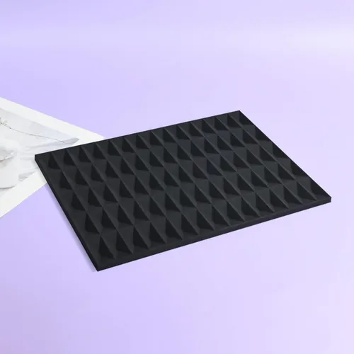 Vista 9 de mostsom Molde de Silicona para Pastel de Encaje con Patrón de Cubo, Tapete de Impresión de Fondant para Hornear, Dulces, Chocolate, Decoración