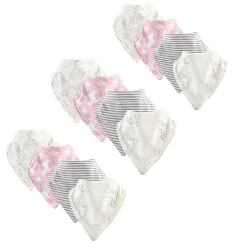 Vista 9 de Touched by Nature Baberos unisex de algodón orgánico para bebé, zorro, talla única