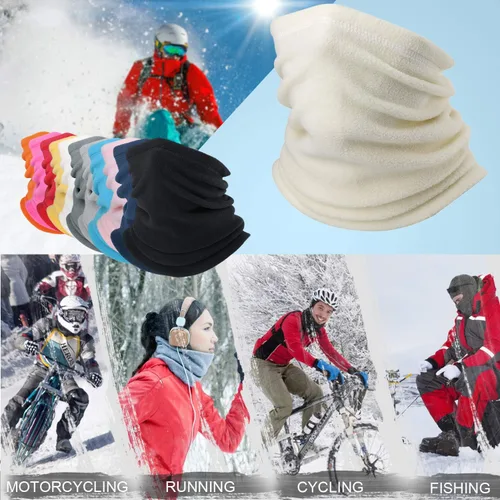 Vista 5 de AXBXCX - Protector de cara y cuello térmico para esquiar, para clima frío y actividades al aire libre en invierno