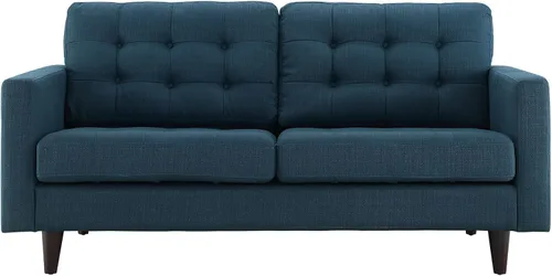 Vista 11 de Modway EEI-1547-DOR Empress Mid-Century - Sofá biplaza tapizado de tela en gris
