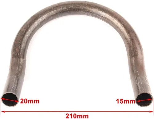 Vista 2 de LIRU - Marco de acero para asiento trasero de motocicleta, tubo de aro Café Racer universal para HONDA para Yamaha para Suzuki, 8.268 in, estilo A