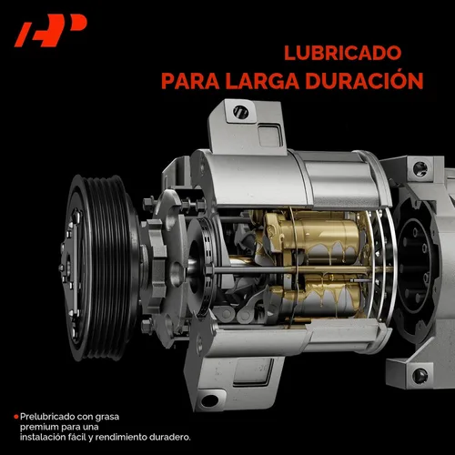 Vista 10 de A-Premium Compresor de aire acondicionado con embrague compatible con Chevrolet, modelos GMC - Silverado, Sierra, Suburban, Yukon, Tahoe y más