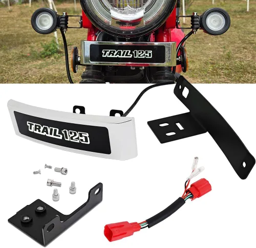Vista 7 de Kit de emblema delantero con logotipo de Hunter Cub con conector compatible con Honda CT125 Trail 125 Hunter cub 125