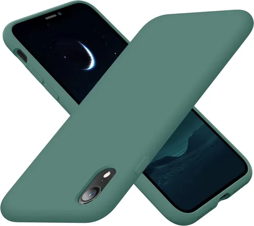 Vista 9 de Cordking Funda diseñada para iPhone XR, funda de silicona ultra delgada a prueba de golpes con [forro de microfibra suave antiarañazos], 6.1