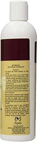 Vista 2 de Espana Silk ESP1015E Acondicionador de proteína de seda especialmente formulado para caballos, 16.91 onzas