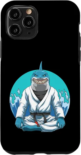 Vista 27 de Funda para iPhone 16 Jiu Jitsu Shark