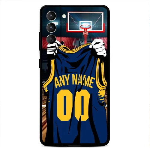 Vista 10 de Nombre y número personalizados – Atlanta Basketball Jersey – Funda de silicona líquida para Samsung Galaxy S26 S25 S24 S23 S22 S21 Plus S20 + Ultre