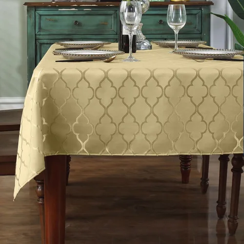 Vista 23 de SASTYBALE - Servilletas de poliéster jacquard de otoño 20x20 pulgadas - Patrón de flores, brillo otoñal, resistente a las arrugas y derrames