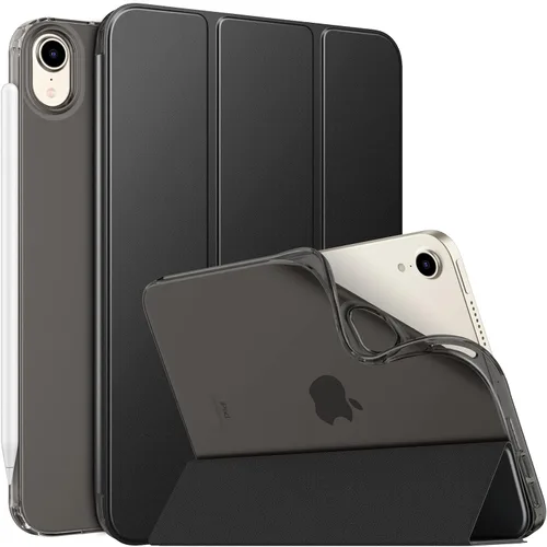 Vista 19 de MoKo Funda para el nuevo iPad mini 7 (A17 Pro) 2024, Funda para iPad mini de 6ª generación 2021 (21,08 cm), Funda para iPad mini 6, Funda trasera