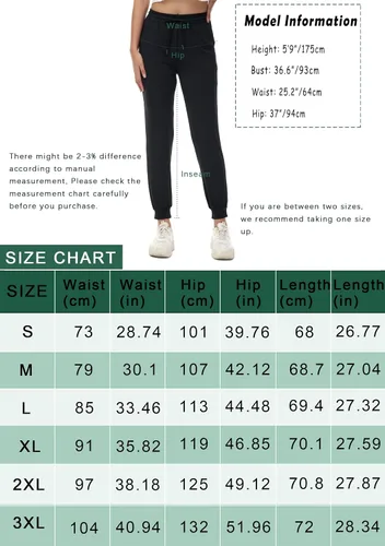 Vista 6 de ZTN Pantalones deportivos con cordón para mujer, pantalones deportivos para entrenamiento, senderismo, casuales, ligeros, con puños cónicos