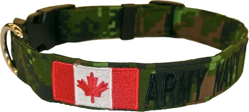 Vista 2 de Collares bordados personalizados para perros de 1 "con 1 logotipo Opción