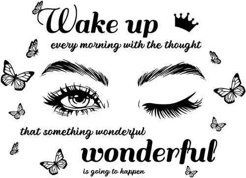 Vista 12 de SUPERDANT Calcomanía inspiradora para pared, con frase en inglés "I am a Phenomenal Woman Quotes Woman Avatar", diseño de motivación para mujer