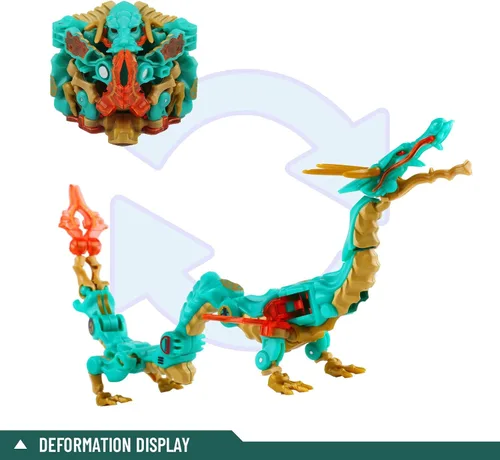Vista 2 de 52TOYS MEGABOX - Figura de acción de juguete de deformación de dragón chino, juguetes de conversión en mecha y cubo, regalo perfecto para fiesta