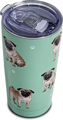 Vista 21 de Vaso de pastor australiano SERENGETI de 16 oz. de acero inoxidable, vaso aislado al vacío con tapa a prueba de derrames