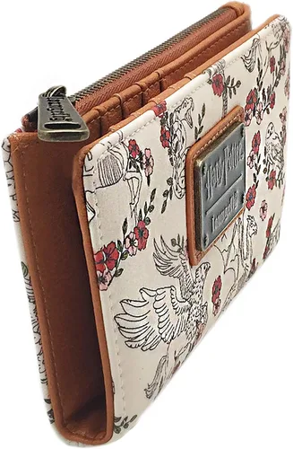 Vista 3 de Loungefly Cartera con solapa floral de Harry Potter Hedwig