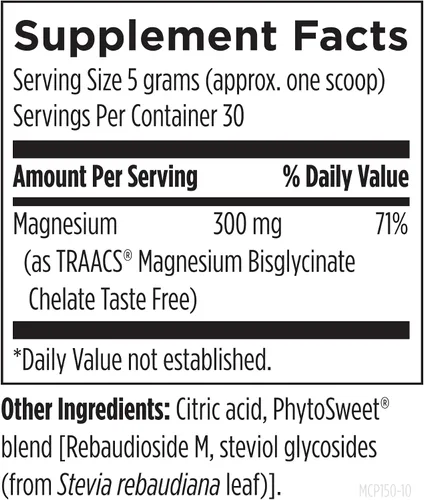 Vista 3 de Designs for Health Polvo de glicinato de magnesio - Suplemento de bisglicinato de magnesio quelado en polvo de 300 mg - Mezcla de bebida sin OMG