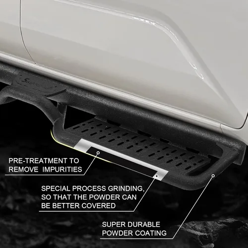 Vista 8 de SMANOW Estribos de Carrera Compatibles con Toyota 4Runner 2010-2024 Sin Faldones Laterales