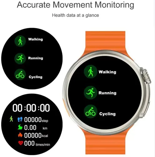 Vista 8 de ButxeT Smartwatch Z78 Ultra, reloj inteligente de fitness con pantalla redonda a color de 1.52 pulgadas, reloj inteligente multifuncional