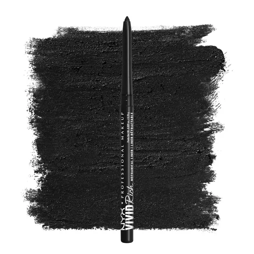 Vista 17 de NYX Maquillaje Profesional Lápiz de ojos mecánico, Mecánico rico vívido, Delineador retráctil cremoso - Deslumbrante ámbar, Delineador dorado