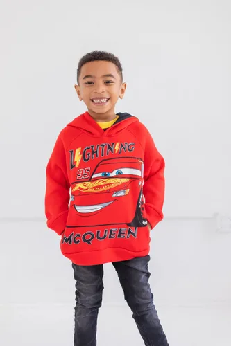 Vista 2 de Disney Pixar Cars Lightning McQueen - Sudadera con capucha para niños pequeños a grandes