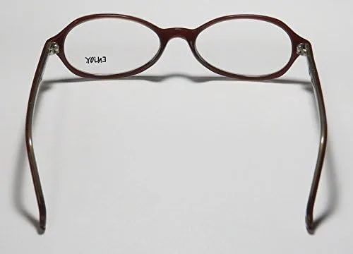 Vista 5 de Enjoy 2703 - Gafas para hombre y mujer (50-17-140, color burdeosoliva)